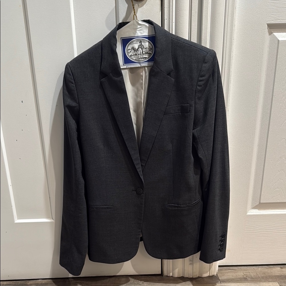 Babaton Black Sport Coat Modern Fit Blazer